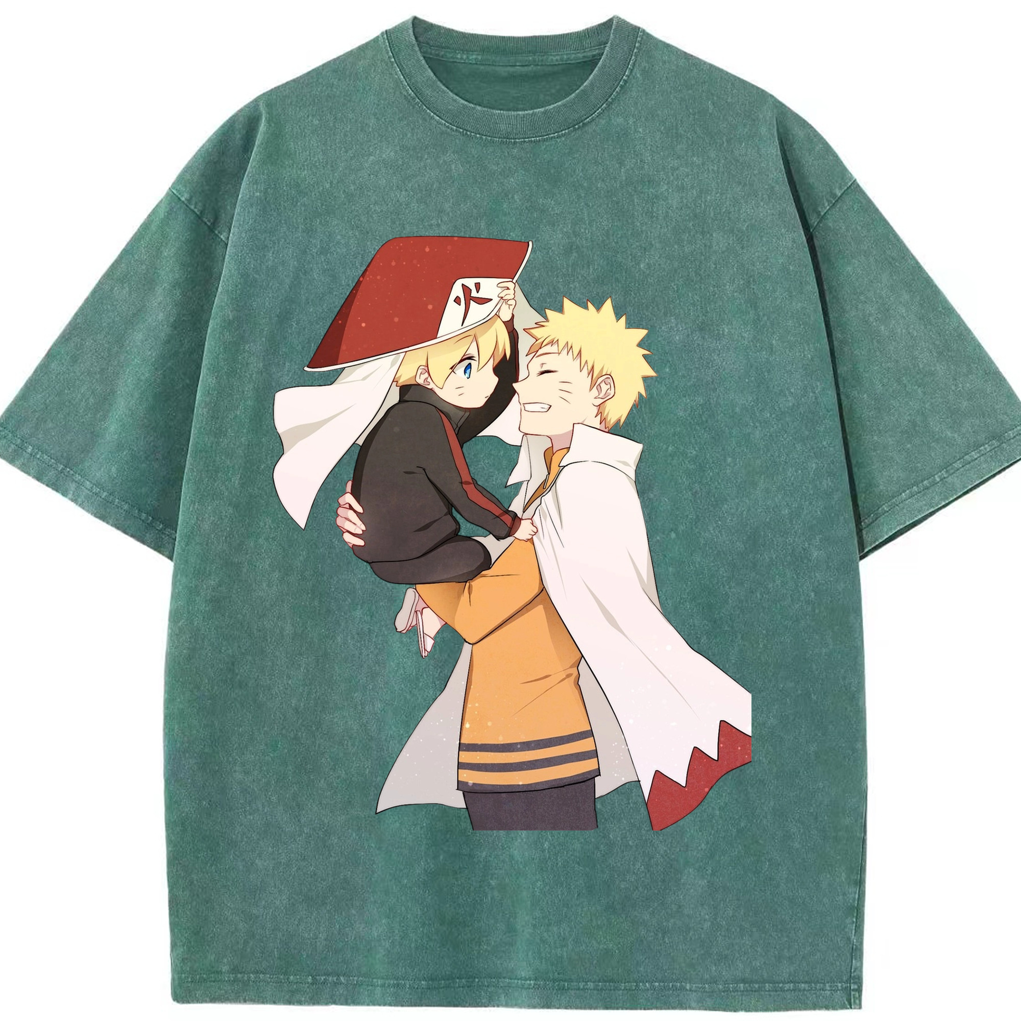 （画像用） NARUTO -ナルト- うずまき ナルト Uzumaki Naruto 綿100% ヴィンテージ風 半袖Tシャツ（フロントプリント）